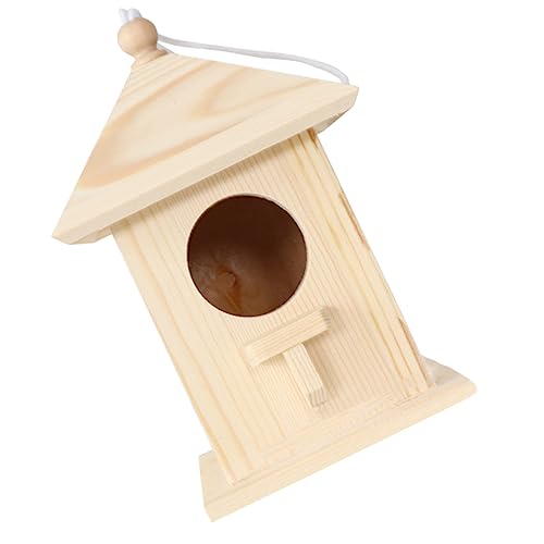 ANDRESLAD Vogelfutterstation Aus Holz Für Den Außenbereich Kolibri-futterstation Für Vögel Rustikales Vogelhaus Futterkasten Vogelnistkasten Garten-vogelhaus- von ANDRESLAD