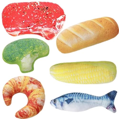 ANGELIA 7 Haustier-Kauspielzeug für Hunde, Simulation, Steak, Gemüse, Obst, Molars, langlebiges Haustier-Plüschspielzeug ANGELIA 7 Haustier-Kauspielzeug für Hunde, Simulation, Steak, Gemüse, Obst, Molars, langlebiges Haustier-Plüschspielzeug von Angelia