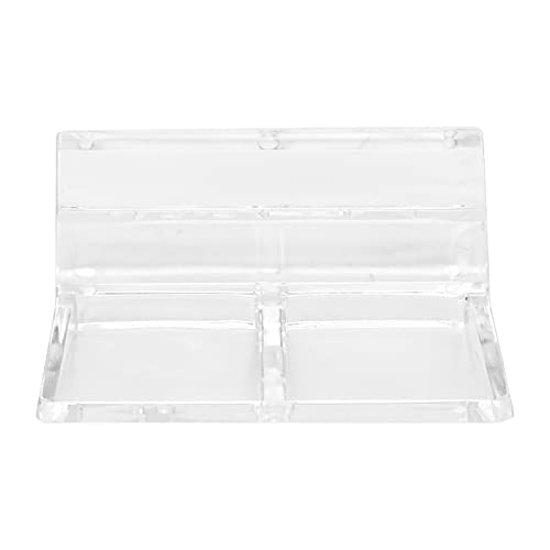 ANGGREK 20 Stück Acryl-Cliphalter für Glasabdeckung | Aquarium-Stützklammer-Zubehör (5mm) von ANGGREK