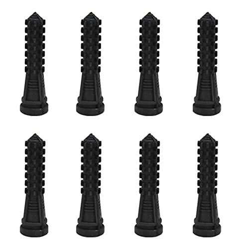 ANGGREK Huhn Plucker Finger 50pcs Geflügelzupfe Finger Gummi -Hühnchen - mit Einzigartigem Vorsprungdesign für Hühner Enten Gänse Tauben Haarentfernungsmaschine (Black) von ANGGREK