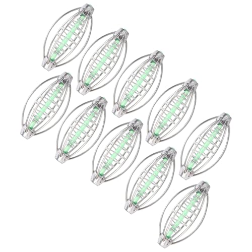 Effiziente Köder Lieferung, Edelstahl -Federkarkenfischfuttermittel, 10 Prozent 4 Größen Feederköder -Käfighalter Tackle Accessoire mit Anhängerperle, Ideal für Angler, See und Fluss (Ungefähr 20 Effiziente Köder Lieferung, Edelstahl -Federkarkenfischfuttermittel, 10 Prozent 4 Größen Feederköder -Käfighalter Tackle Accessoire mit Anhängerperle, Ideal für Angler, See und Fluss (Ungefähr 20 von ANGGREK