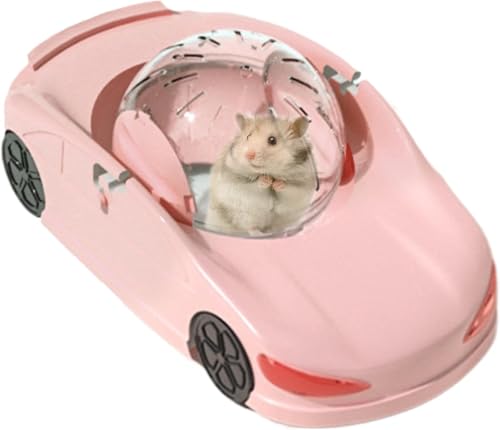 Hamsterradauto, Hamster Sport Ball, Kleines Haustier Running Ball, Hamster Running Ball, Hamster Ball Auto, Hamster Running Wheel, Lustiger Kl Einer Haustier Transparenter Ball, Rosa von ANGIRHGUI