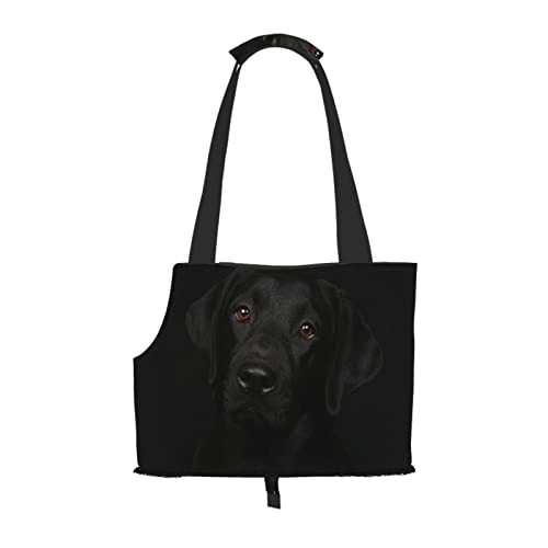 Black Lab, Pet Carrier Handtaschen, Umhängetasche, Faltbare Tragetasche für Haustiere von ANGYANG