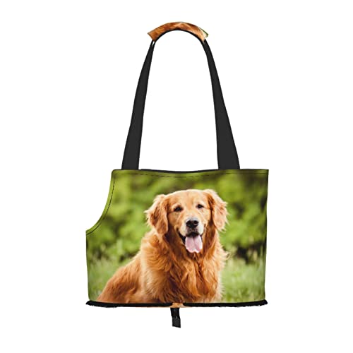 Golden Retriever Hund, Tragetasche für Haustiere, Umhängetasche, Faltbare Tragetasche für Haustiere von ANGYANG