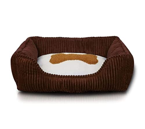 Hundebett Katzenbett Bone Pet Bed Warm Pet Products For Small Medium Large Dog Soft Pet Bed For Dogs Washable House For Cat Puppy Zwinger Mat HundeköRbchen Hundekissen ( Color : Coffee Color , Size : Hundebett Katzenbett Bone Pet Bed Warm Pet Products For Small Medium Large Dog Soft Pet Bed For Dogs Washable House For Cat Puppy Zwinger Mat HundeköRbchen Hundekissen ( Color : Coffee Color , Size : von ANIIC