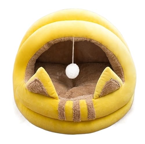 Hundebett Katzenbett Haustier-Zelt, Faltbar, Haustier-Zelt, Hunde- Und Katzenbett, Tragbar, Wasserdicht, Haustier-Campingzelt, Reisebett, Unterschlupf HundeköRbchen Hundekissen (Color : A, Size : 35 von ANIIC