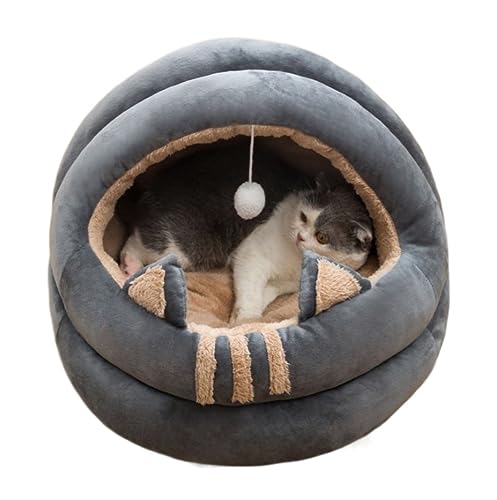 Hundebett Katzenbett Haustier-Zelt, Faltbar, Haustier-Zelt, Hunde- Und Katzenbett, Tragbar, Wasserdicht, Haustier-Campingzelt, Reisebett, Unterschlupf HundeköRbchen Hundekissen (Color : B, Size : 40 von ANIIC