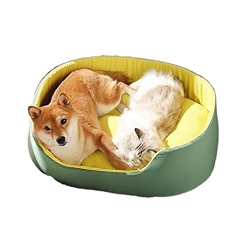 Hundebett Katzenbett Haustierbett 3D Zwinger Indoor Haustierbett Für Hunde Katze Weiche Warme Betten Für Hunde Haustiere Kissen Matte Liege Bank Sofa HundeköRbchen Hundekissen ( Color : Grün , Size : Hundebett Katzenbett Haustierbett 3D Zwinger Indoor Haustierbett Für Hunde Katze Weiche Warme Betten Für Hunde Haustiere Kissen Matte Liege Bank Sofa HundeköRbchen Hundekissen ( Color : Grün , Size : von ANIIC