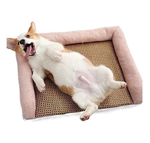 Hundebett Katzenbett Hunde Haustier Betten Katze Hundebett Sommer Kühlbett Welpen Haustier Matte Pad Haus Bequeme Gepolsterte Weiche Matte HundeköRbchen Hundekissen (Color : A, Size : 38 * 29 * 6CM) Hundebett Katzenbett Hunde Haustier Betten Katze Hundebett Sommer Kühlbett Welpen Haustier Matte Pad Haus Bequeme Gepolsterte Weiche Matte HundeköRbchen Hundekissen (Color : A, Size : 38 * 29 * 6CM) von ANIIC