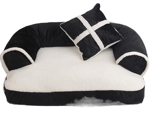 Hundebett Katzenbett Hundebett, Hundesofa, Gemütliches Plüschsofa Für Haustiere, Robust, Langlebig, Abnehmbarer, Waschbarer Bezug, Erleichterung Und Verbesserter Schlaf HundeköRbchen Hundekissen ( Col Hundebett Katzenbett Hundebett, Hundesofa, Gemütliches Plüschsofa Für Haustiere, Robust, Langlebig, Abnehmbarer, Waschbarer Bezug, Erleichterung Und Verbesserter Schlaf HundeköRbchen Hundekissen ( Col von ANIIC