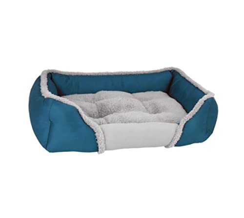 Hundebett Katzenbett Pet Supplies Pet Bed Kennel Warm Big Size Haustier Hundematratze Sofa Katzenbett HundeköRbchen Hundekissen (Color : A, Size : 90 * 62 * 17cm) von ANIIC