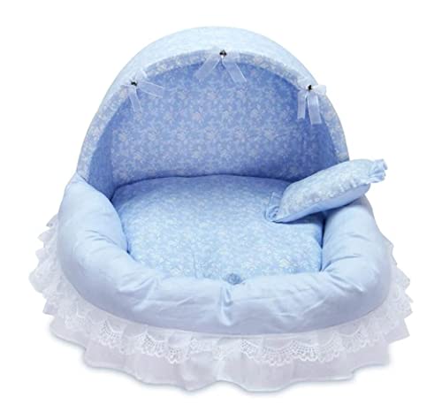 Hundebett Katzenbett Welpen-Prinzessin-Zelt-Bett-Haus Für Waschbares Sommer-Haustier-Bett-Katzen-Haustier-Nest-Zwinger-Matten-Kissen Für Kleinen Mittelgroßen Hund HundeköRbchen Hundekissen ( Color : D Hundebett Katzenbett Welpen-Prinzessin-Zelt-Bett-Haus Für Waschbares Sommer-Haustier-Bett-Katzen-Haustier-Nest-Zwinger-Matten-Kissen Für Kleinen Mittelgroßen Hund HundeköRbchen Hundekissen ( Color : D von ANIIC
