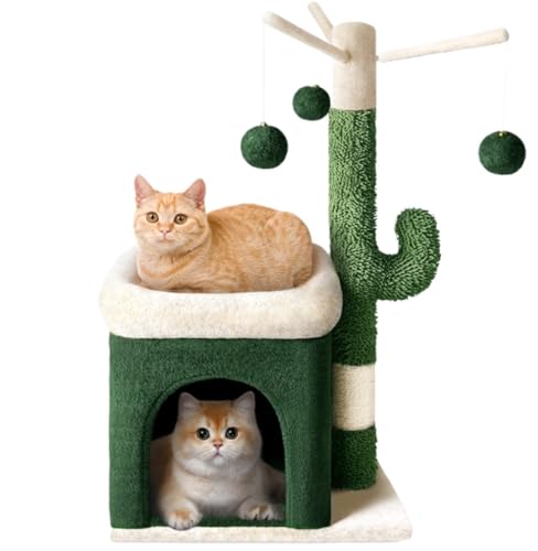 Kratzbaum Kratzbaum Für Hauskatzen, Moderner Katzenturm Mit Katzenwohnung Und Katzenkratzbäumen Katzenbaum von ANIIC