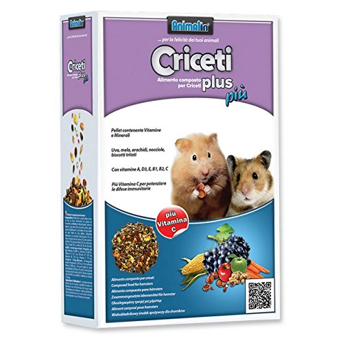 Futtermittel Hamster Plus Piu 'von 800 g Lebensmittel Set für Nagetiere von ANIMALIN