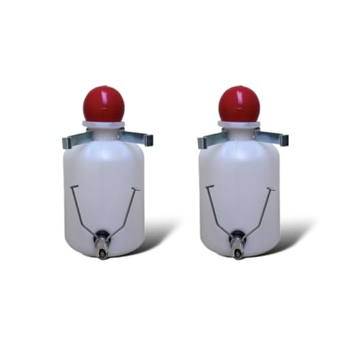ANIMALPLAST 2 Stück 250ml Automatischer Vogel Wasser Spender, für Vögel, Papageien, Wellensittiche, Nymphensittiche, Sittiche und andere kleine Käfig Tiere ANIMALPLAST 2 Stück 250ml Automatischer Vogel Wasser Spender, für Vögel, Papageien, Wellensittiche, Nymphensittiche, Sittiche und andere kleine Käfig Tiere von ANIMALPLAST