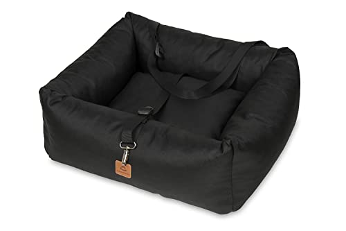 ANIMOOD Hundesitz, Autositz für Hunde, Schwarz, 56x51x20cm von ANIMOOD