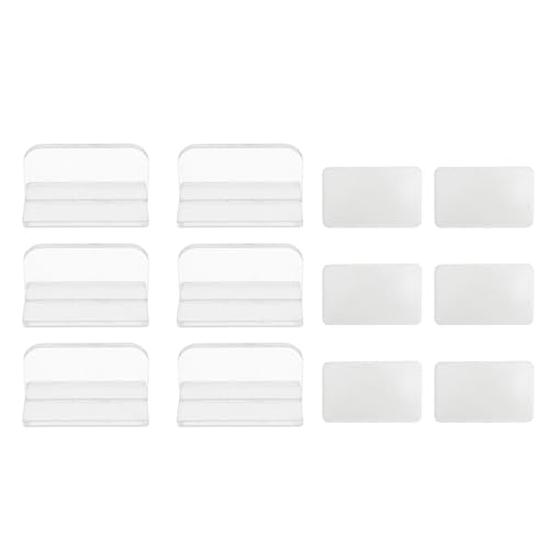 ANKROYU Aquariumabdeckungsgriff sichere Griff langlebiger Acrylaquarium Deckelzuggriff für Heimfischtankzubehör transparentes Acrylmaterial 6pcs von ANKROYU