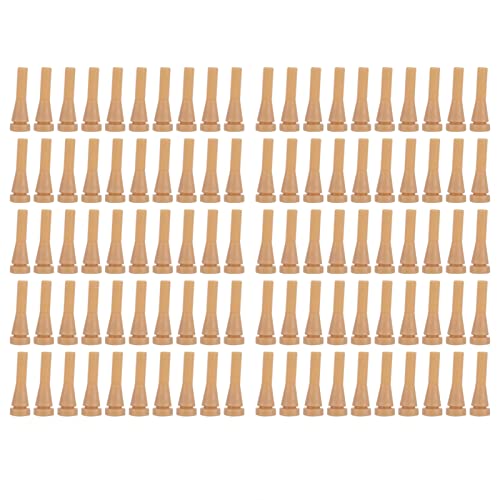 ANKROYU Geflügel Plucker Gummifinger hochwertige weiche elastische Haarentfernungsstöcke für Hühner Enten Gänse Material Gummi Größe 60 x 10 mm Menge 100pcs (Gelblich -rosa) von ANKROYU