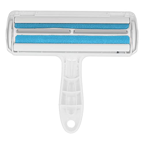 ANKROYU Haustierhaarentfernung Pinsel Effizienter schwimmender Haarreiner Roller Multifunktionales Zwei -Wege -Design für Katzen Hunde Möbel Abs Kunststoff 19.5x18x20.7cm Leicht tragbar (Blue) von ANKROYU