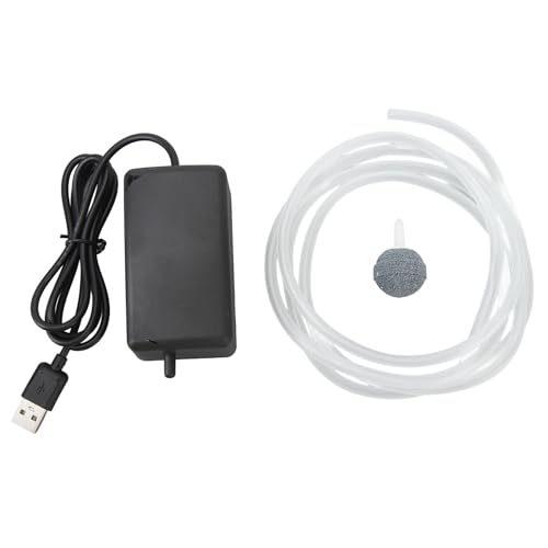 ANKROYU Sauerstoff-Luftpumpe für Aquarien, hocheffizient, leise, IP65, wasserdicht, tragbar, kleine Aquarium-Sauerstoff-Belüftungspumpe für Angelaquarien im Freien, Fischteiche ANKROYU Sauerstoff-Luftpumpe für Aquarien, hocheffizient, leise, IP65, wasserdicht, tragbar, kleine Aquarium-Sauerstoff-Belüftungspumpe für Angelaquarien im Freien, Fischteiche von ANKROYU