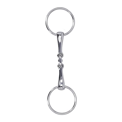 ANKROYU Trense für e, Edelstahl, flexibel, mit Gelenk, tragbar, rostfrei, O-Ring, emaulgebiss für erennen, langlebig, leicht, einfache Kontrolle für alle e ANKROYU Trense für e, Edelstahl, flexibel, mit Gelenk, tragbar, rostfrei, O-Ring, emaulgebiss für erennen, langlebig, leicht, einfache Kontrolle für alle e von ANKROYU