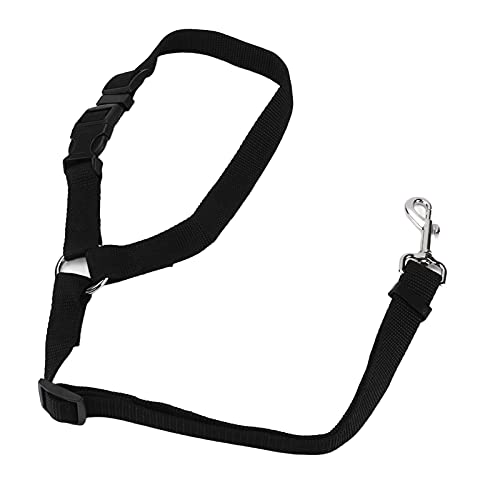 Hunde Sicherheitsgurt Nylon Schwarz Verstellbarer professioneller Fachgebiet des Autokaumes Haustier Vorräte Hunde Sicherheitsgurt Nylon Schwarz Verstellbarer professioneller Fachgebiet des Autokaumes Haustier Vorräte von ANKROYU