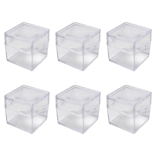 ANMITI 6pcs Square Beobachtungsbehälter Mit Vergrößerung Deck von ANMITI