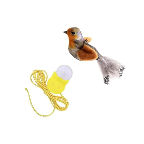 ANMITI Katzen Vogel Spielzeug Sperle Teaser Realistische Interaktive Vogelspielzeugspiele Zwitschern In Der Innenstadt Spielzeug Geschenk Wandmontage Katzen Übung ANMITI Katzen Vogel Spielzeug Sperle Teaser Realistische Interaktive Vogelspielzeugspiele Zwitschern In Der Innenstadt Spielzeug Geschenk Wandmontage Katzen Übung von ANMITI