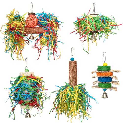 ANMITI Natural Bird Kauspielzeug 5 Pieces Mit Sicherem Mais Zerkleinert Farbenfrohen Papageien Papageien Kautaktivität Käfigzubehör Reißen Spielzeug ANMITI Natural Bird Kauspielzeug 5 Pieces Mit Sicherem Mais Zerkleinert Farbenfrohen Papageien Papageien Kautaktivität Käfigzubehör Reißen Spielzeug von ANMITI