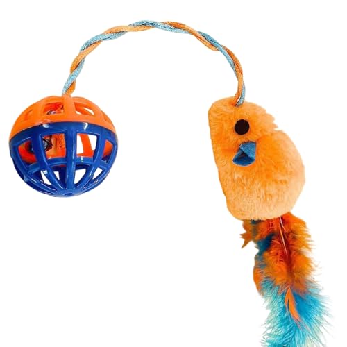ANMITI Safe Plüsch Bells Spielzeug Interaktive Katzen Spielzeug In Innenjagd Aktivität Für Kätzchenjagd Instinkte Stimulation Innenkatzen Unterhaltungsball Unterhaltungsball von ANMITI