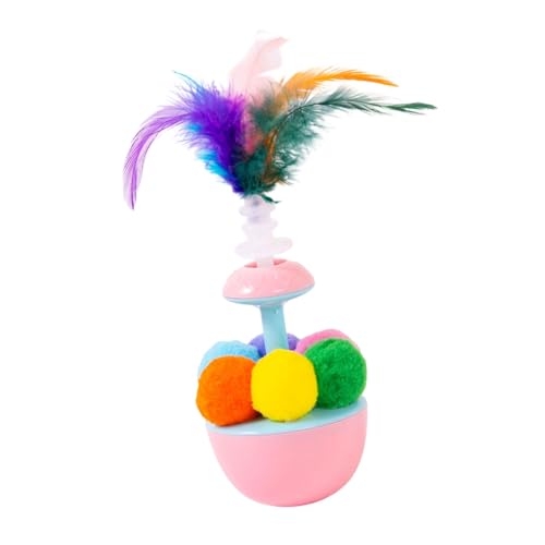 ANMITI Wobbler Teaser Toy Witzige Neckende Pompons Lustiges Training Teaser Spielzeug Für Katzen Mit Wackeln von ANMITI