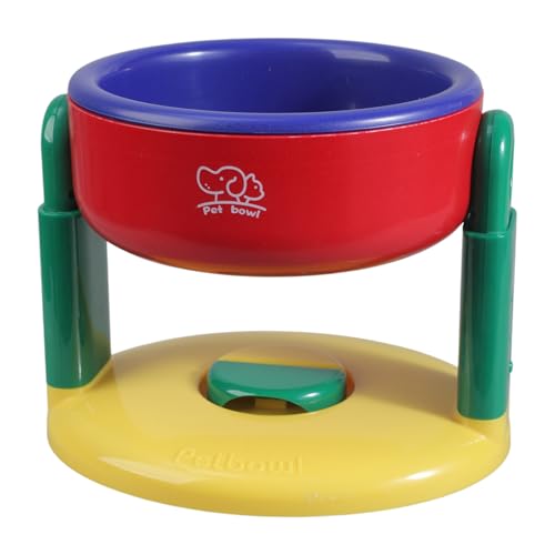 Erhöhte Haustier Fütterungsstation Mit Höhenoption Für Komfortable Hundefutterschale Helle Farbfarbe Habe Cats Feeder von ANMITI