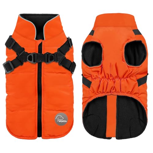ANNICOO Warmer Hunde-Wintermantel, wasserdichte Hundejacke mit integriertem Geschirr, Kaltwettermantel mit reflektierenden Streifen, warmer Wintermantel für kleine, mittelgroße Hunde, kaltes Wetter, ANNICOO Warmer Hunde-Wintermantel, wasserdichte Hundejacke mit integriertem Geschirr, Kaltwettermantel mit reflektierenden Streifen, warmer Wintermantel für kleine, mittelgroße Hunde, kaltes Wetter, von ANNICOO