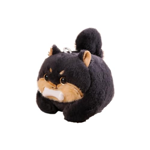 ANNJUC B Weiches und Bequemes Stofftier zum Bewegen und Schaukeln, Rotierende Katzenpuppe, Wedelnder Schwanz, Katzenplüschtier von ANNJUC