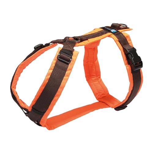 ANNYX Brustgeschirr Protect - Leuchtorange/braun Gr. L von anny-x