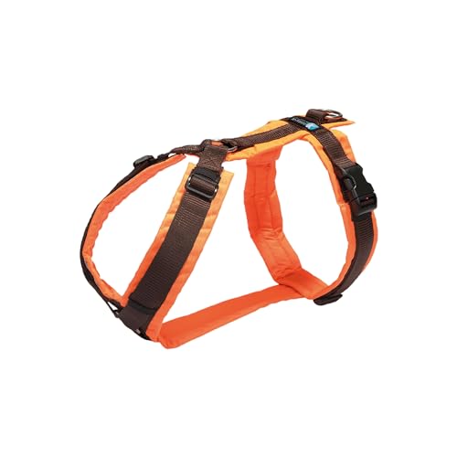 ANNYX Brustgeschirr Protect - Leuchtorange/braun Gr. XS von anny-x