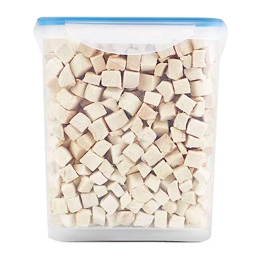 Pet Hühnerbrust Gefriergetrocknet Ente Futter für Hunde Hundefutter für Hunde Futter für Katzen Katzenfutter Katzenfutter Snack Futter für Tiere Huhn (Size : Chicken Breast 0.5kg) von ANPREL