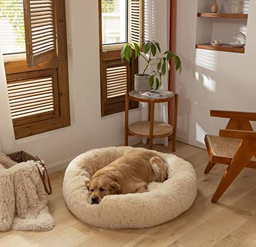 Plüsch HundeBett flauschig große Hunde waschbar Hundesofa Flauschig Hundekissen orthopädisches Hundekorb Calming Hundebett Donut Rundes Kissen Warme Flauschig Weich Anti Stress Plüsch HundeBett flauschig große Hunde waschbar Hundesofa Flauschig Hundekissen orthopädisches Hundekorb Calming Hundebett Donut Rundes Kissen Warme Flauschig Weich Anti Stress von ANQI