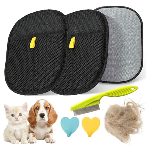 Tierhaarentfernungshandschuhe für Katzen und Hunde, elektrostatische Tierhaarentfernungshandschuhe für Couch, Katzenpflege-Handschuhe, wiederverwendbare Katzen- und Hundehaarentfernung für Sofas Tierhaarentfernungshandschuhe für Katzen und Hunde, elektrostatische Tierhaarentfernungshandschuhe für Couch, Katzenpflege-Handschuhe, wiederverwendbare Katzen- und Hundehaarentfernung für Sofas von ANRUI