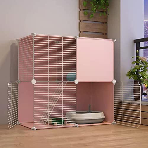 ANSNOW 2-Stöckiger Katzenkäfig, Kätzchenkäfig, Katzenkäfig, Laufstall, Katzengehege, Verschlüsseltes Innennetzwerk, Mit Leiter + Katzennest + Hängematte + Katzentoilette + Katzennapf, Großer Übungso ANSNOW 2-Stöckiger Katzenkäfig, Kätzchenkäfig, Katzenkäfig, Laufstall, Katzengehege, Verschlüsseltes Innennetzwerk, Mit Leiter + Katzennest + Hängematte + Katzentoilette + Katzennapf, Großer Übungso von ANSNOW