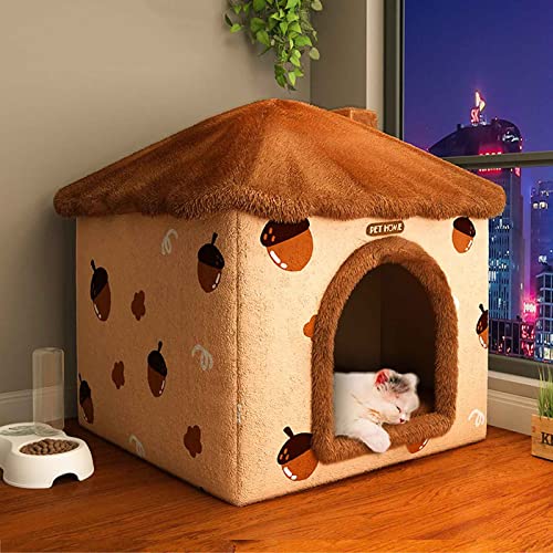 ANSNOW Beheizte Katzenbetten Für Hauskatzen, Katzenhaus Für Den Winter Im Freien, Hundehütte, Weiches Schwammmaterial, Abnehmbar Und Leicht Zu Reinigen/B Hat M/40 * 50 * 53Cm ANSNOW Beheizte Katzenbetten Für Hauskatzen, Katzenhaus Für Den Winter Im Freien, Hundehütte, Weiches Schwammmaterial, Abnehmbar Und Leicht Zu Reinigen/B Hat M/40 * 50 * 53Cm von ANSNOW