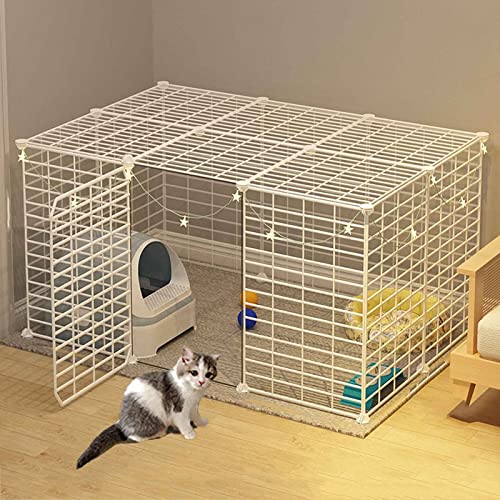 ANSNOW Faltbarer Laufstall Für Haustiere, Welpen, Hunde Und Katzen, Kleintier-Spielzaun, Haustier-Hundekäfig, 360° Transparentes Oberlicht-Design, Außen/Innen, Weiß/Eine Farbe/111 * 75 * 47Cm-Ca ANSNOW Faltbarer Laufstall Für Haustiere, Welpen, Hunde Und Katzen, Kleintier-Spielzaun, Haustier-Hundekäfig, 360° Transparentes Oberlicht-Design, Außen/Innen, Weiß/Eine Farbe/111 * 75 * 47Cm-Ca von ANSNOW