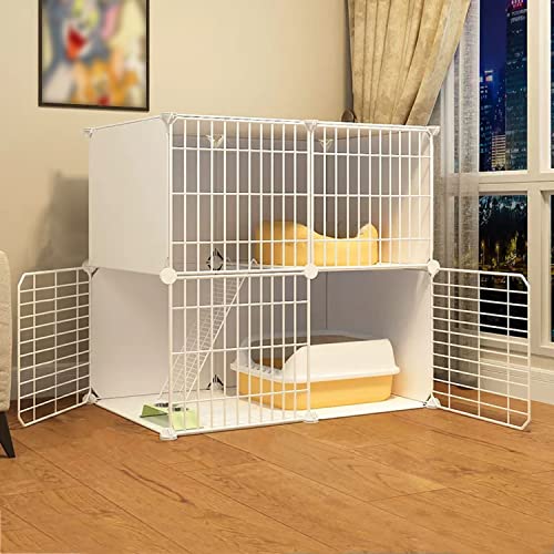 ANSNOW Große Katzenkäfige Für Den Innenbereich, Diy-Katzenlaufstall, Katzenkäfigträger, Kätzchenkäfig, Mit Hängematte + Katzenstreu + Katzentoilette, Verschlüsseltes Netzwerk, Großer Übungsort, Idea ANSNOW Große Katzenkäfige Für Den Innenbereich, Diy-Katzenlaufstall, Katzenkäfigträger, Kätzchenkäfig, Mit Hängematte + Katzenstreu + Katzentoilette, Verschlüsseltes Netzwerk, Großer Übungsort, Idea von ANSNOW
