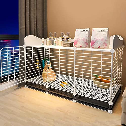 ANSNOW Großer Haustier-Laufstall Mit Dach, Mit Füßen Und Kotschale, Kaninchenkäfige Für Den Innenbereich Xl, Meerschweinchenkäfig, Haustierkäfig Im Doppelschicht-Design, Einfach Zu Montieren/109*49* ANSNOW Großer Haustier-Laufstall Mit Dach, Mit Füßen Und Kotschale, Kaninchenkäfige Für Den Innenbereich Xl, Meerschweinchenkäfig, Haustierkäfig Im Doppelschicht-Design, Einfach Zu Montieren/109*49* von ANSNOW