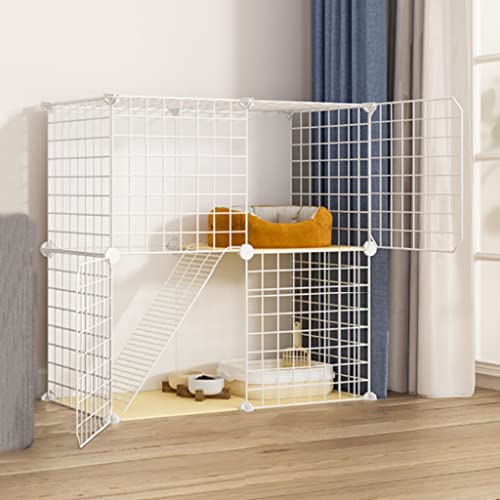 ANSNOW Großer Katzenkäfig, DIY-Katzenlaufstall Für Den Innenbereich, Katzenhütten Für Hauskatzen, DIY-Katzenkäfig-Laufstall Für Den Innenbereich, Abnehmbare Zwinger Aus Metalldraht, Großer Übungsber ANSNOW Großer Katzenkäfig, DIY-Katzenlaufstall Für Den Innenbereich, Katzenhütten Für Hauskatzen, DIY-Katzenkäfig-Laufstall Für Den Innenbereich, Abnehmbare Zwinger Aus Metalldraht, Großer Übungsber von ANSNOW
