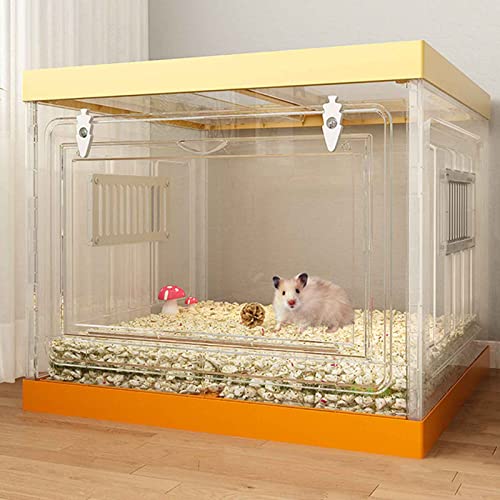 ANSNOW Hamsterkäfig Aus Großem Glas, Hamsterhäuser Für Syrische Hamster, Hochtransparent Als Material, Türverkleidung + Pp-Material, Für Chinchilla/Eichhörnchen/Eidechse/Schildkröte/Rutin-Huhn, Zube ANSNOW Hamsterkäfig Aus Großem Glas, Hamsterhäuser Für Syrische Hamster, Hochtransparent Als Material, Türverkleidung + Pp-Material, Für Chinchilla/Eichhörnchen/Eidechse/Schildkröte/Rutin-Huhn, Zube von ANSNOW