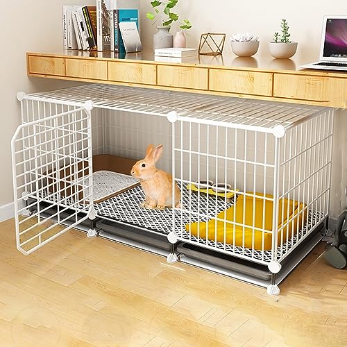 ANSNOW Hasenkäfige, Meerschweinchenkäfige Für Den Innenbereich, Kleintierkäfig, Auslaufsichere Katzentoilette, Für Meerschweinchen, Frettchen, Chinchilla, Katzenlaufstall, Kaninchenstall/7 Stück/107 ANSNOW Hasenkäfige, Meerschweinchenkäfige Für Den Innenbereich, Kleintierkäfig, Auslaufsichere Katzentoilette, Für Meerschweinchen, Frettchen, Chinchilla, Katzenlaufstall, Kaninchenstall/7 Stück/107 von ANSNOW