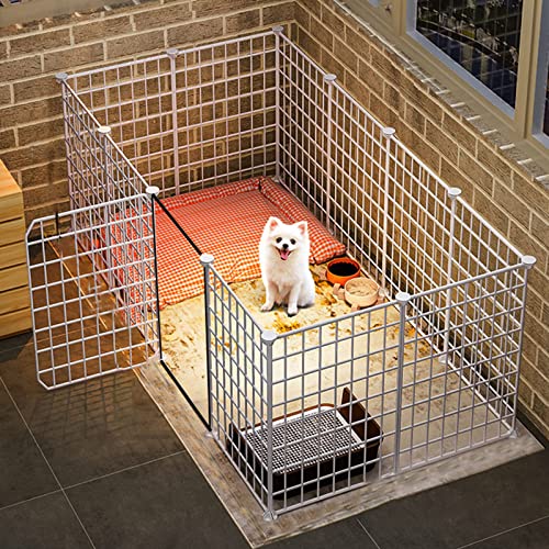 ANSNOW Haustier-Laufstall, Hundelaufstall – Katzenlaufstall, Hundestall Für Den Innenbereich, DIY-Kleintierkäfig Für Den Innen- Und Außenbereich, Metalldraht-Hofzaun Für Welpen, Kätzchen, Meerschwei ANSNOW Haustier-Laufstall, Hundelaufstall – Katzenlaufstall, Hundestall Für Den Innenbereich, DIY-Kleintierkäfig Für Den Innen- Und Außenbereich, Metalldraht-Hofzaun Für Welpen, Kätzchen, Meerschwei von ANSNOW