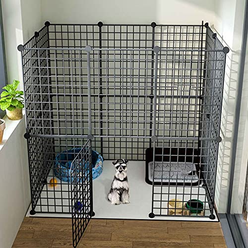 ANSNOW Kätzchengehege Aus Metall, Hundespielgehege Für Den Innenbereich Aus Metall, Laufgehege Für Haustiere, Laufgehege Für Kleintiere, Ideal Für Hunde/Katze/Kaninchen/Kätzchen/Hamster/Meerschweinc ANSNOW Kätzchengehege Aus Metall, Hundespielgehege Für Den Innenbereich Aus Metall, Laufgehege Für Haustiere, Laufgehege Für Kleintiere, Ideal Für Hunde/Katze/Kaninchen/Kätzchen/Hamster/Meerschweinc von ANSNOW
