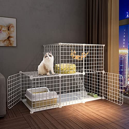 ANSNOW Kätzchenkäfige, Katzennester, Frettchenkäfige, Diy-Design-Haustiergehege Für Kleintiere Im Innenbereich, Geeignet Für Kleintiere Wie Kätzchen, Hunde, Kaninchen,/111 * 39 * 73Cm ANSNOW Kätzchenkäfige, Katzennester, Frettchenkäfige, Diy-Design-Haustiergehege Für Kleintiere Im Innenbereich, Geeignet Für Kleintiere Wie Kätzchen, Hunde, Kaninchen,/111 * 39 * 73Cm von ANSNOW